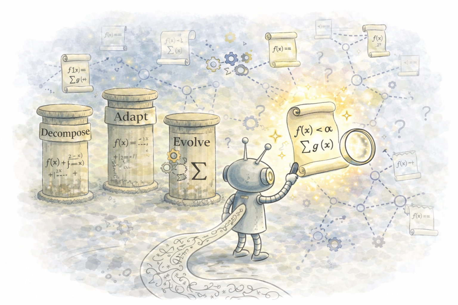 Decompose, Adapt, Evolve illustration